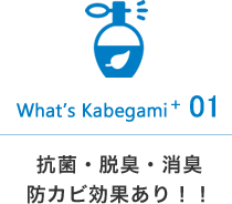 抗菌・脱臭・消臭防カビ効果あり！！